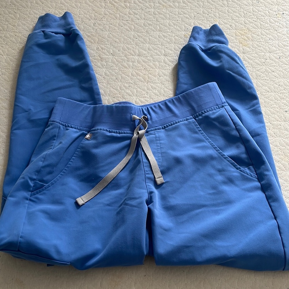 Figs ceil blue jogger pants